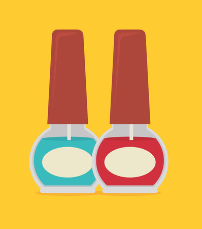 Cosmetics design over white background, vector illustrationのイラスト素材