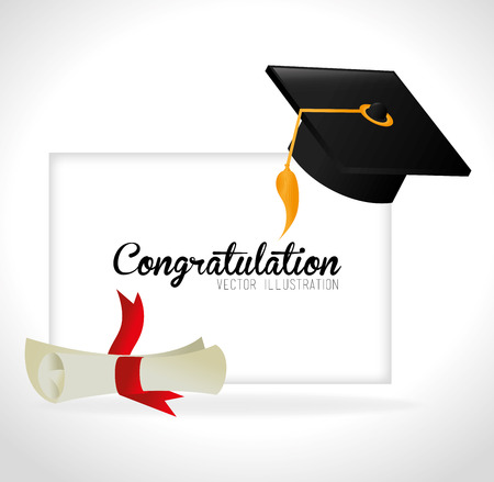 Back to school design over white background, vector illustrationのイラスト素材