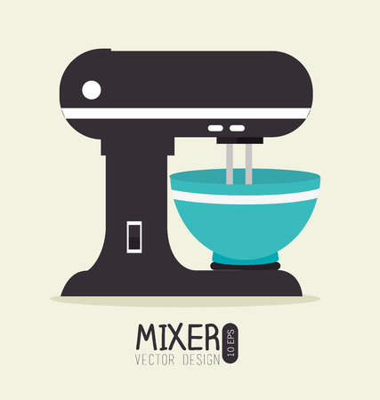 Kitchen design over beige background, vector illustrationのイラスト素材