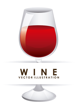 wine design over white background vector illustrationのイラスト素材
