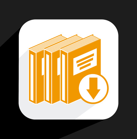 eBook design over black   background, vector illustrationのイラスト素材