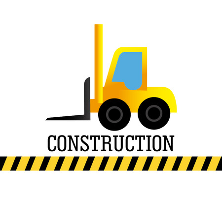 under construction, design over white background, vector illustrationのイラスト素材