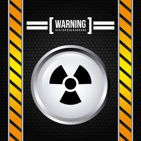 Illustration of radioactive signのイラスト素材