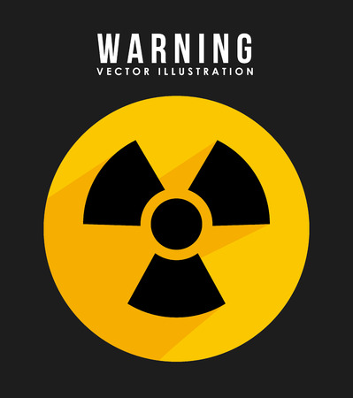 Illustration of radioactive signのイラスト素材