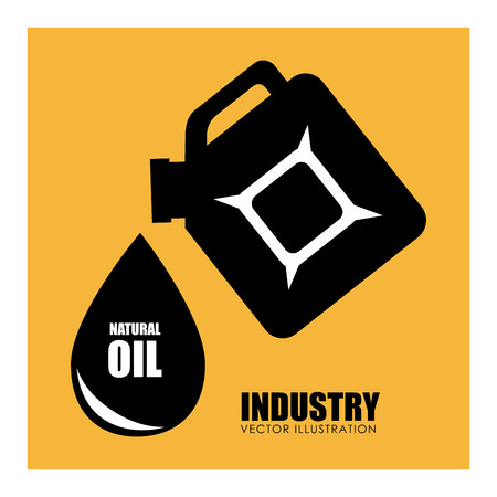 Industry design of container and a drop of oilのイラスト素材