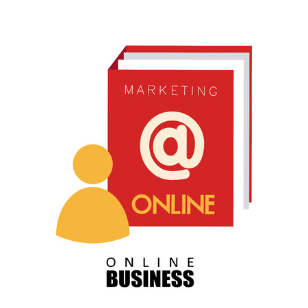 Illustration of an online businessのイラスト素材