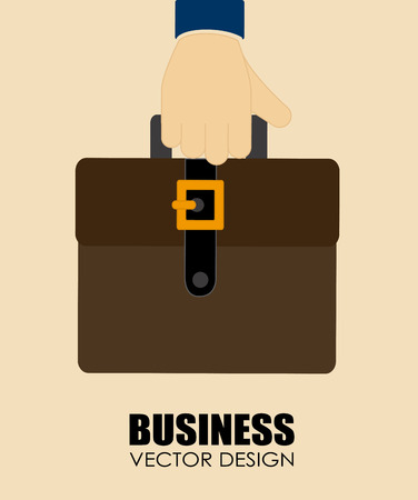 Illustration of hand carrying briefcaseのイラスト素材