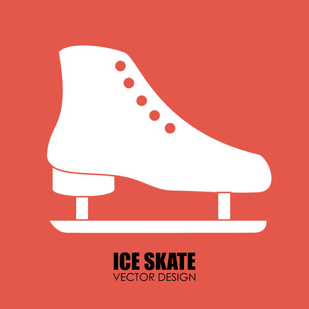 Illustration of ice skatesのイラスト素材