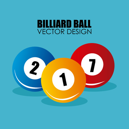 Illustration of billiard ballsのイラスト素材