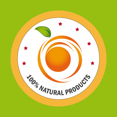 Agriculture design of an abstract orangeのイラスト素材