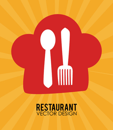 Illustration of a fork and spoonのイラスト素材