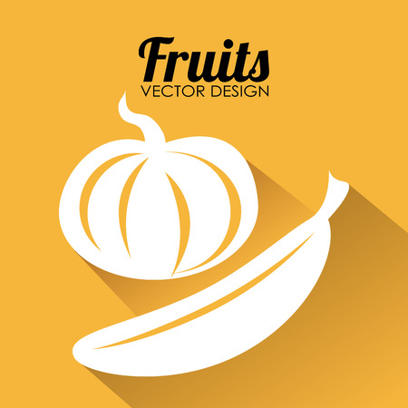 fruits design over white background,vector illustrationのイラスト素材