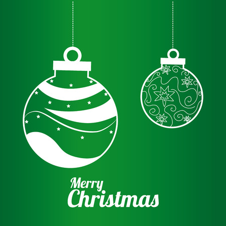 Christmas design over green background,vector illustrationのイラスト素材