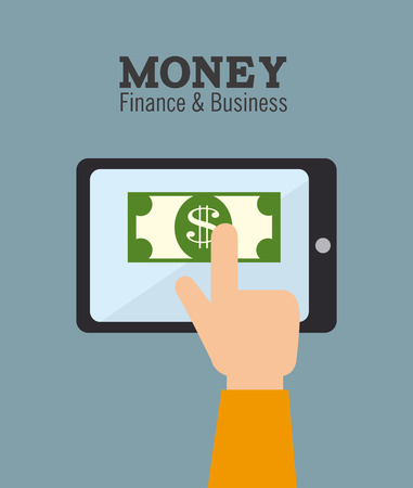 Money design over gray background illustrationのイラスト素材