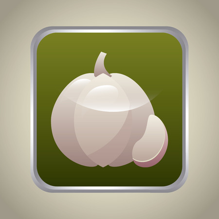 organic product over gray background illustrationのイラスト素材