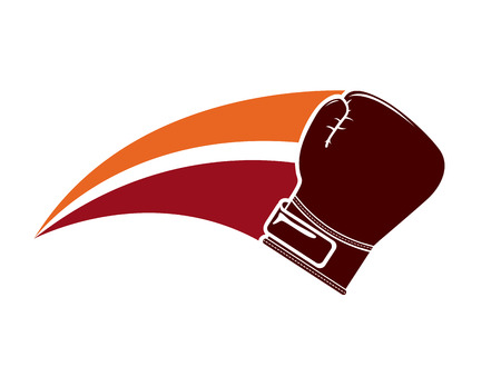 boxing glove design over white background illustrationのイラスト素材
