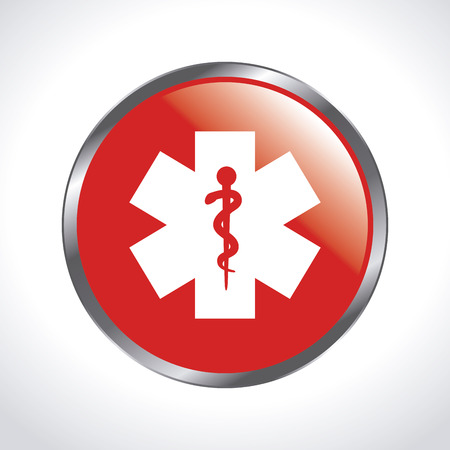 Medical design over white background illustrationのイラスト素材