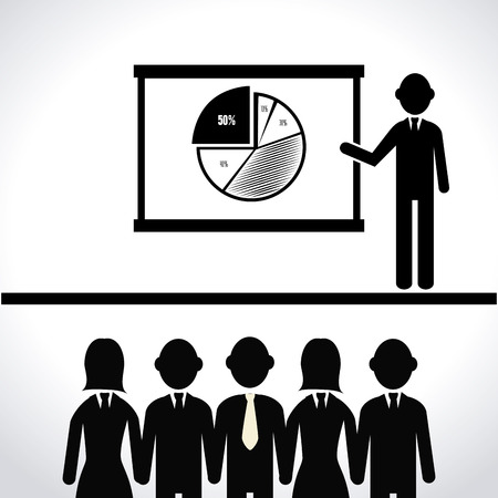 Business people design over white background, illustrationのイラスト素材