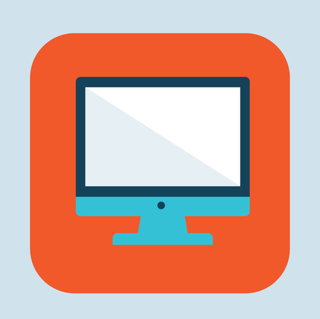 computer design over  blue  background vector illustrationのイラスト素材