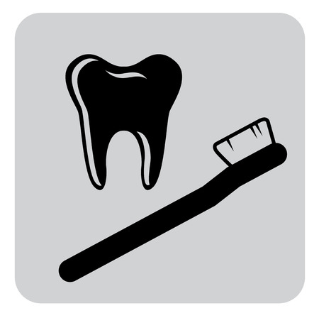 dental design over gray background vector illustrationのイラスト素材
