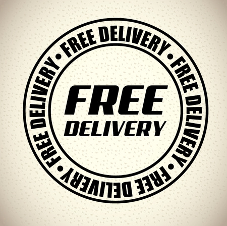 delivery design over gray background vector illustrationのイラスト素材
