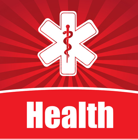 medical,design over red background vector illustrationのイラスト素材