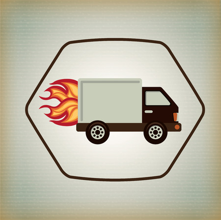 delivery design over gray background vector illustrationのイラスト素材