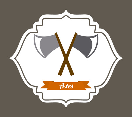 forest design over gray background vector illustrationのイラスト素材