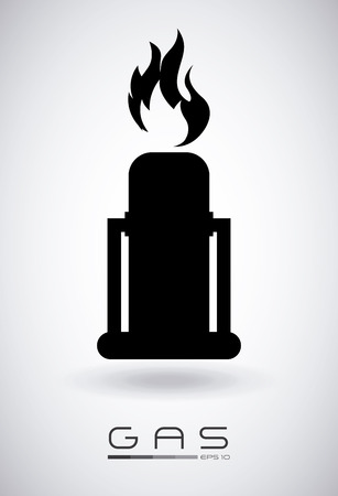 gasoline design over gray  background vector illustrationのイラスト素材