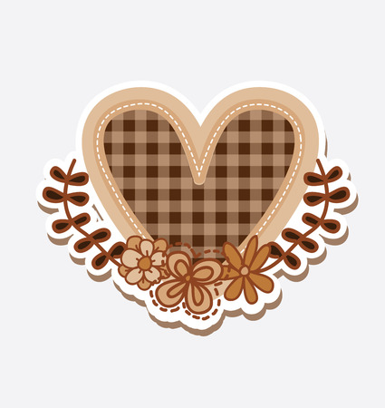 love card over white background vector illustrationのイラスト素材