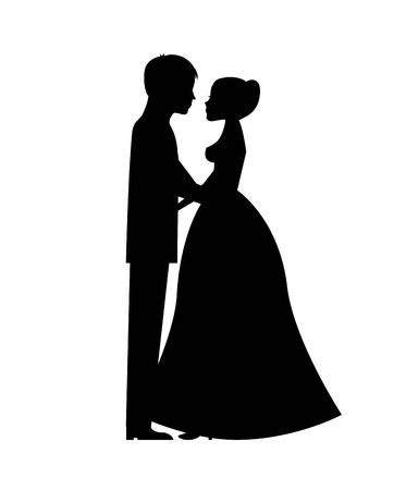 wedding design over white background vector illustrationのイラスト素材