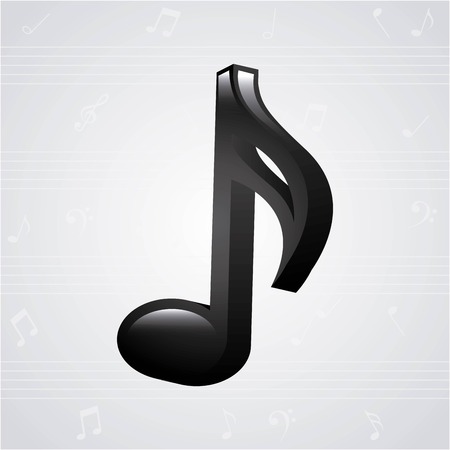 music design over white background vector illustrationのイラスト素材