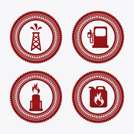 gasoline design over white background vector illustrationのイラスト素材