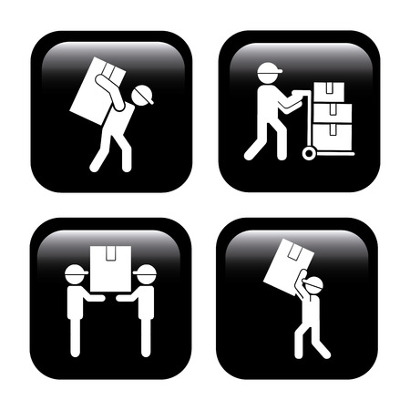 delivery design over white background vector illustrationのイラスト素材