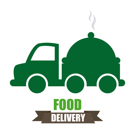 delivery design over white background vector illustrationのイラスト素材