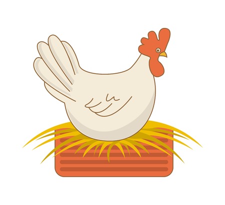 farm fresh design over white background vector illustrationのイラスト素材