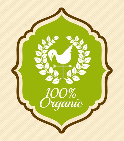 farm fresh design over pink background vector illustrationのイラスト素材