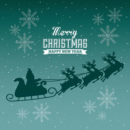 christmas design over  sky background vector illustrationのイラスト素材