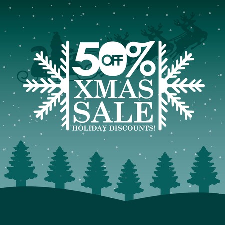 christmas design over  blue  background vector illustrationのイラスト素材