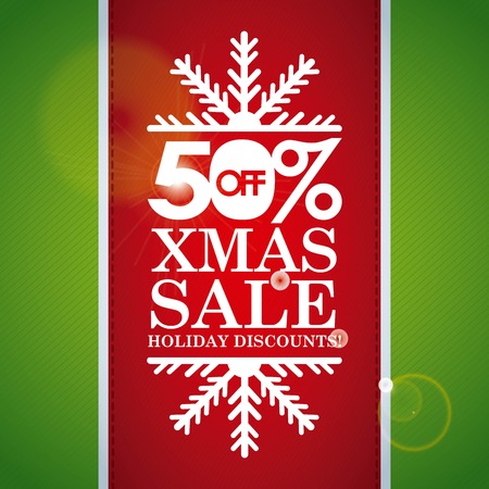 christmas design over green  background vector illustrationのイラスト素材