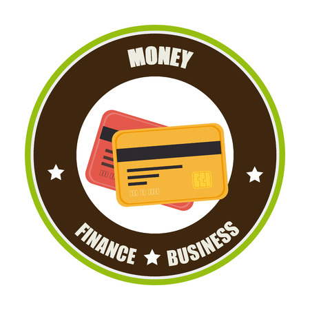 Money design over white background, vector illustrationのイラスト素材
