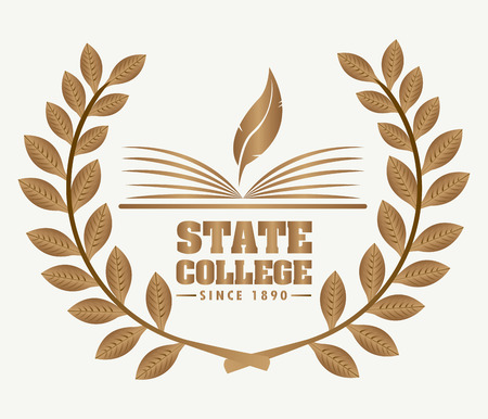 school design over white background vector illustrationのイラスト素材