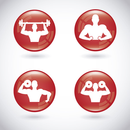 healthy design over gray background vector illustrationのイラスト素材