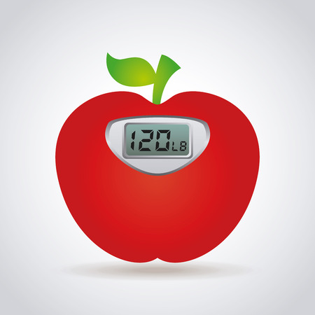 healthy design over gray background vector illustrationのイラスト素材