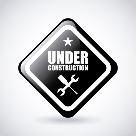 construction design over gray  background vector illustrationのイラスト素材