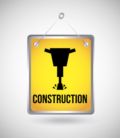 construction design over gray   background vector illustrationのイラスト素材