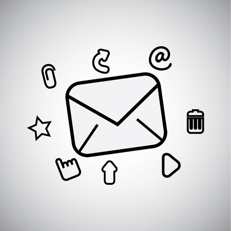 web icon over gray background vector illustrationのイラスト素材