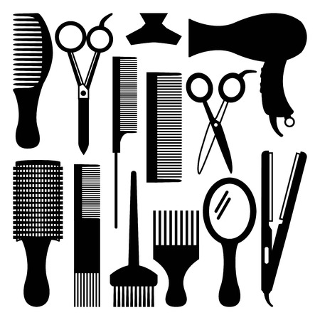 salon design over white background vector illustrationのイラスト素材