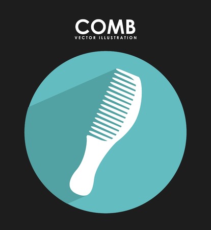 salon design over black background vector illustrationのイラスト素材