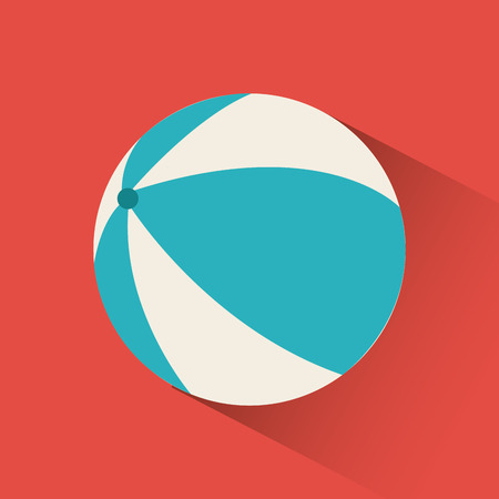 beach icon over pink background vector illustrationのイラスト素材